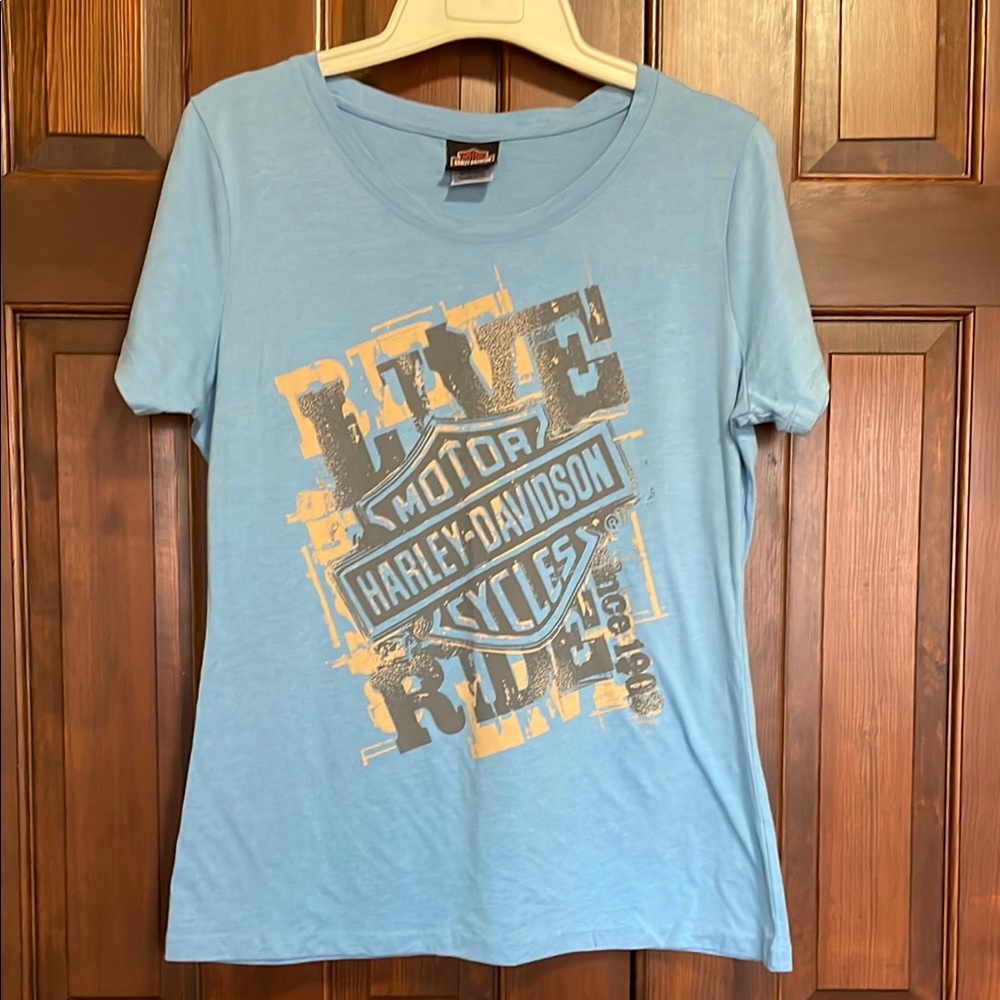Harley-Davidson Blue Graphic Tee